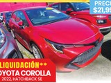 Toyota Corolla Hatcback SE 2022