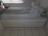 Cama nido twin colchones y gavetas