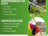Mantenimiento de patio/casa