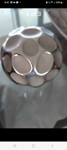 Set de plato y bola stainless steal