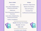 Curso de  matemáticas de 7mo grado