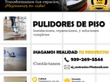 Servicios de pulidores de pisos