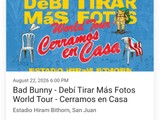 4 taquillas pa Badbunny 