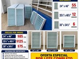 Ventanas tipo lama en alum blanco