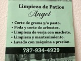 Limpieza y mantenimiento de patios