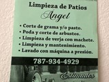 Limpieza y mantenimiento de patios 