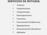 Servicios de Notaría