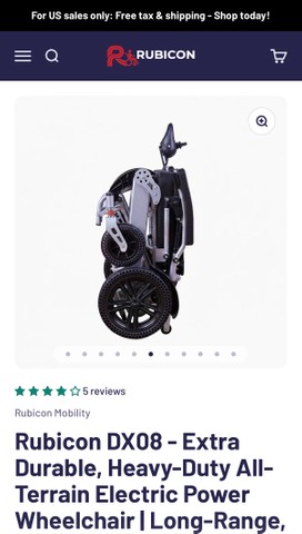 Silla de ruedas eléctrica 