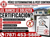 Fumigación y Certificación Banco