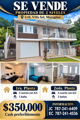 Casa de 2 Plantas en Mayagüez